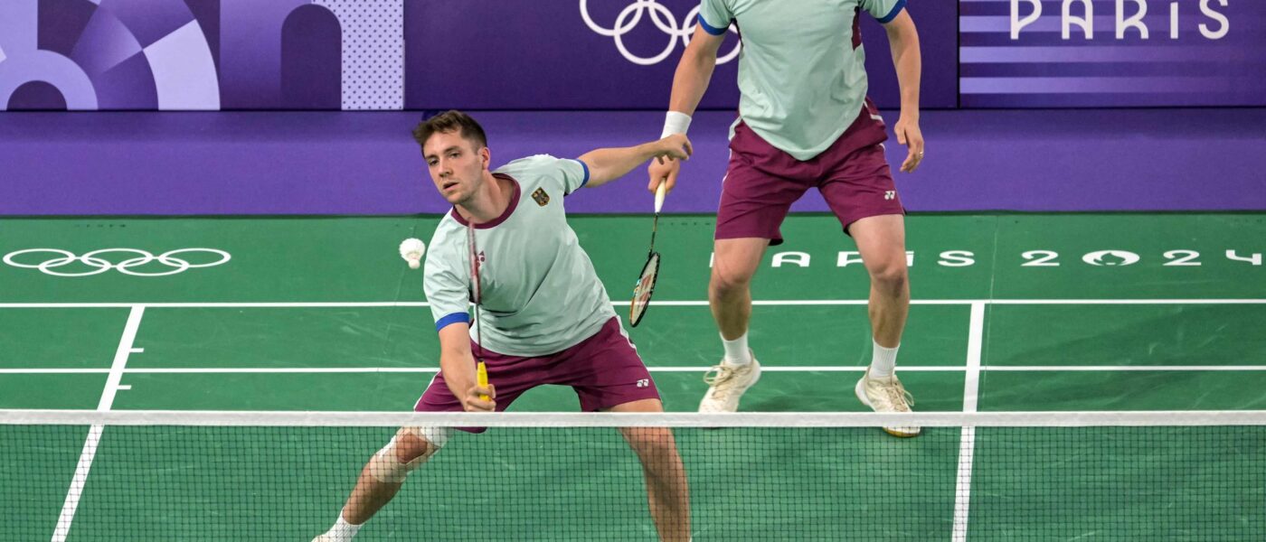 Wegen einer Verletzung von Mark Lamsfuß (l) hat das deutsche Doppel Lamsfuß und Marvin Seidel bei den Olympischen Spielen zurückgezogen.