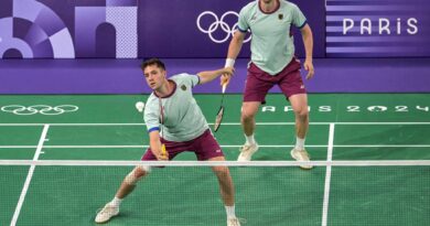 Wegen einer Verletzung von Mark Lamsfuß (l) hat das deutsche Doppel Lamsfuß und Marvin Seidel bei den Olympischen Spielen zurückgezogen.