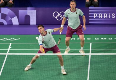 Wegen einer Verletzung von Mark Lamsfuß (l) hat das deutsche Doppel Lamsfuß und Marvin Seidel bei den Olympischen Spielen zurückgezogen.