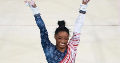 Hat allen Grund zum Jubeln: Simone Biles.