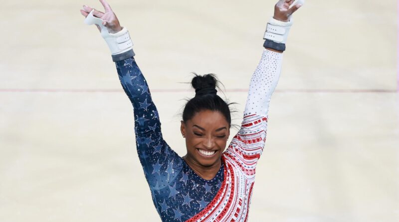 Hat allen Grund zum Jubeln: Simone Biles.