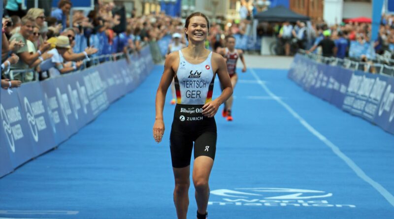 Lisa Tertsch sicherte sich beim Triathlon in Hamburg den zweiten Platz.