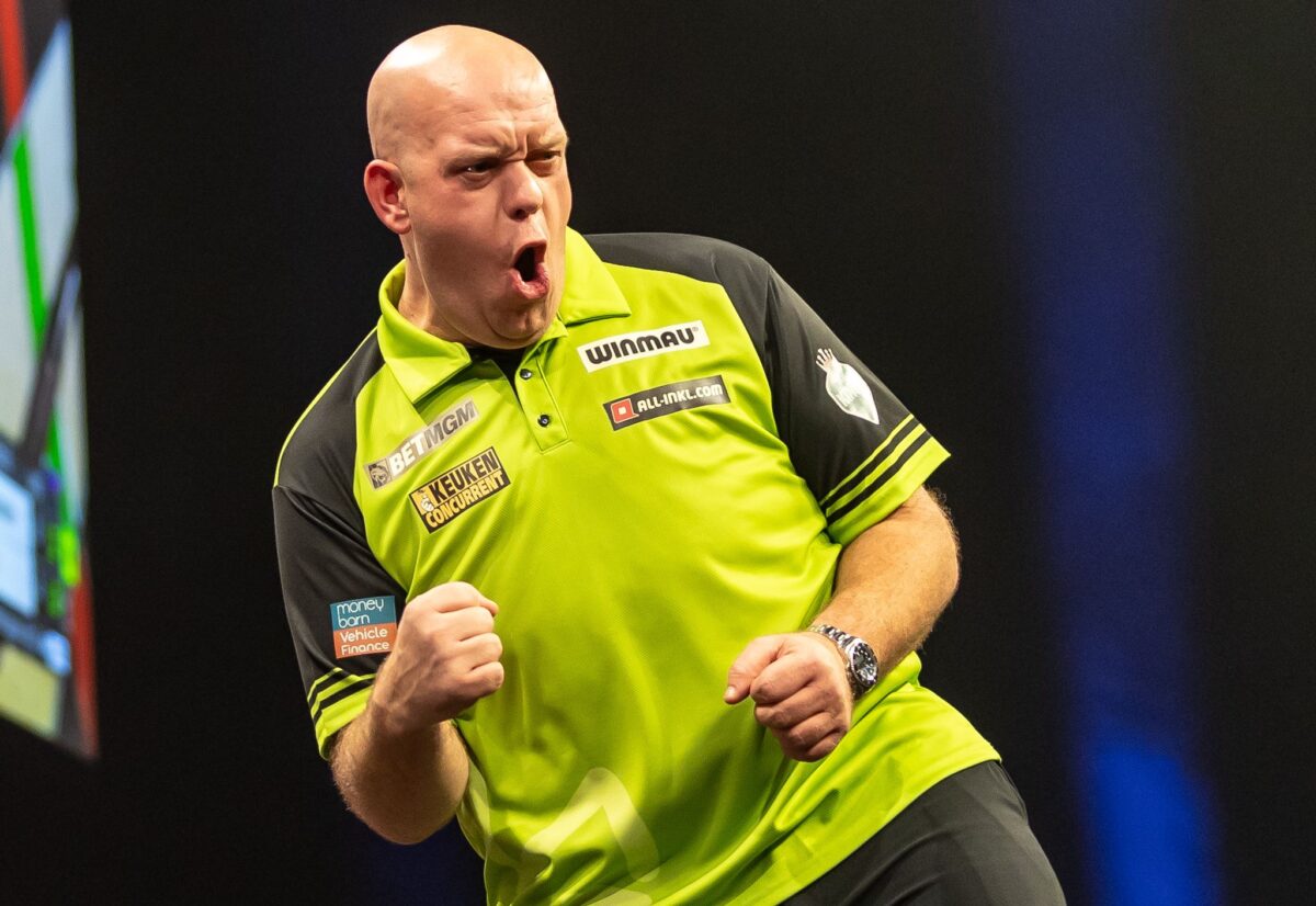 Van Gerwen ist im Finale leichter Außenseiter.