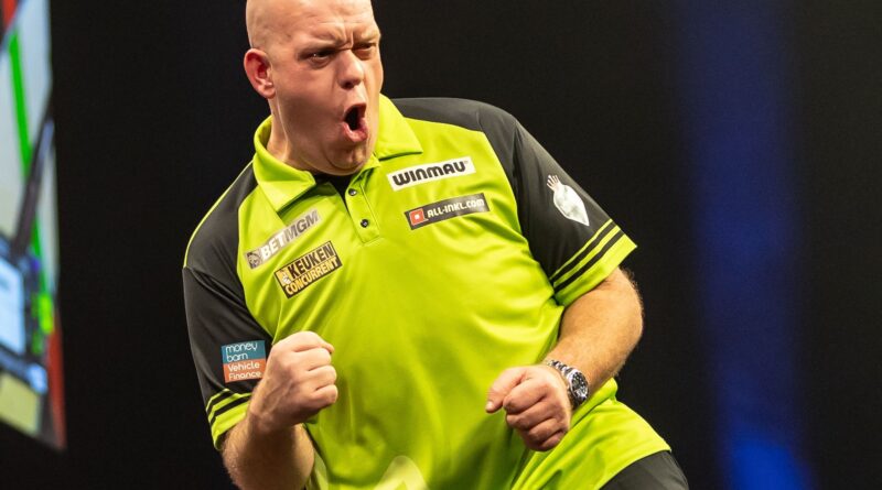 Van Gerwen ist im Finale leichter Außenseiter.