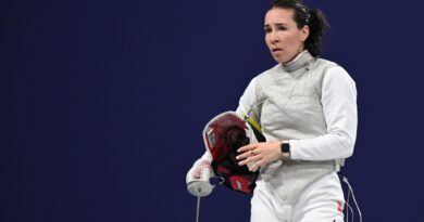 Florettfechterin Anne Sauer scheiterte bei ihrem Olympia-Debüt im Viertelfinale.