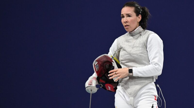 Florettfechterin Anne Sauer scheiterte bei ihrem Olympia-Debüt im Viertelfinale.