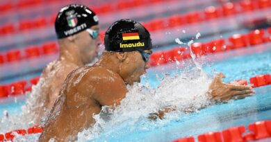 Melvin Imoudu hat über 100 Meter Brust Platz vier belegt.