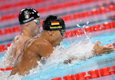 Melvin Imoudu hat über 100 Meter Brust Platz vier belegt.