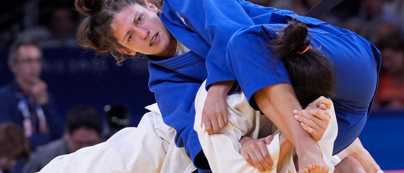 Miriam Butkereit (oben) holt in Paris die erste Medaille für das deutsche Judo-Team.