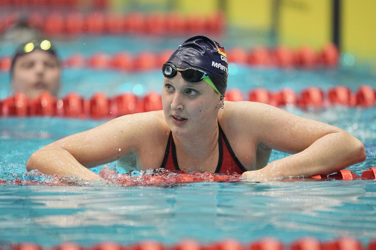 Leonie Märtens schwimmt bei den Olympischen Spielen in Paris auch das Freiwasserrennen über 10 Kilometer.