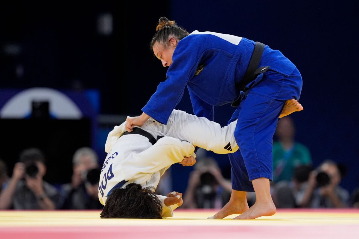 Für Judoka Katharina Menz war in der Klasse bis 48 Kilogramm früh Schluss.