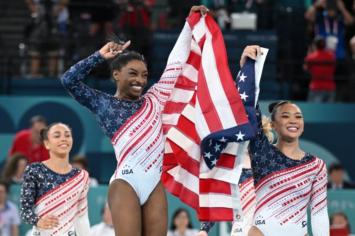 Simone Biles ist ist Vorbild im US-Team.