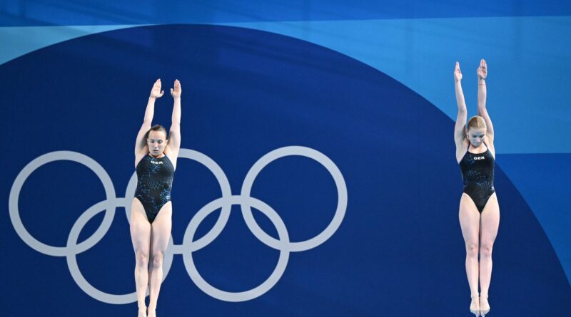 Lena Hentschel und Jette Müller verpassen im Olympia-Synchronspringen eine Medaille.