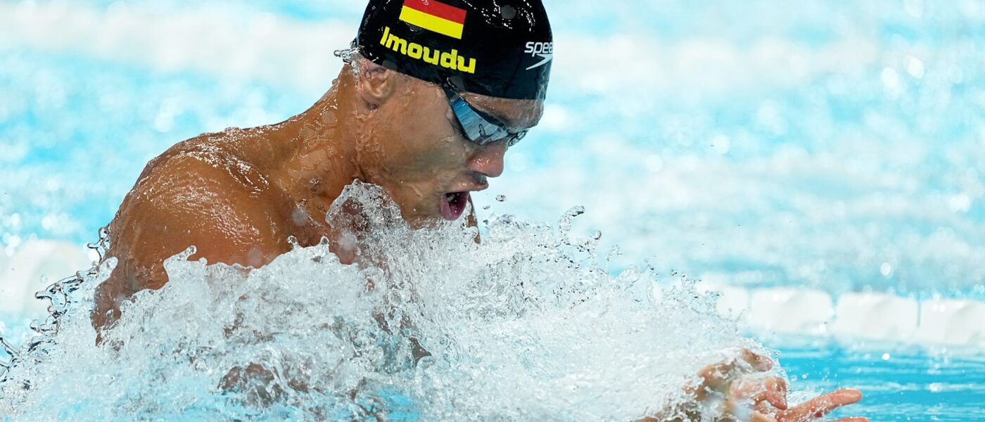 Imoudo holt im Ausschwimmen gegen einen Italiener den Olympia-Finalplatz.