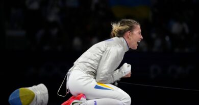 Olga Charlan holt die erste Medaille für die Ukraine bei Olympia in Paris.