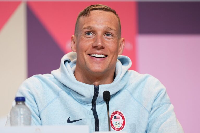 Dressel nimmt seine neue Rolle als Vater bei Olympia mit viel Humor.