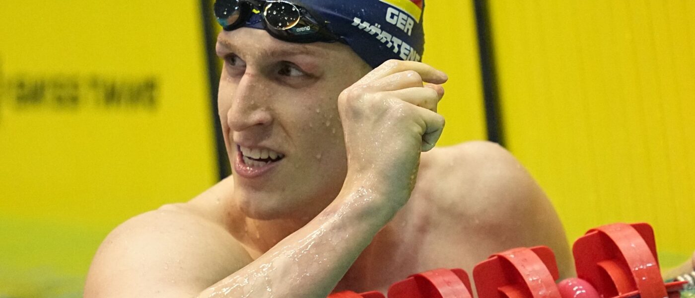 Lukas Märtens zählt in Paris zu den Goldfavoriten über 400 Meter Freistil.