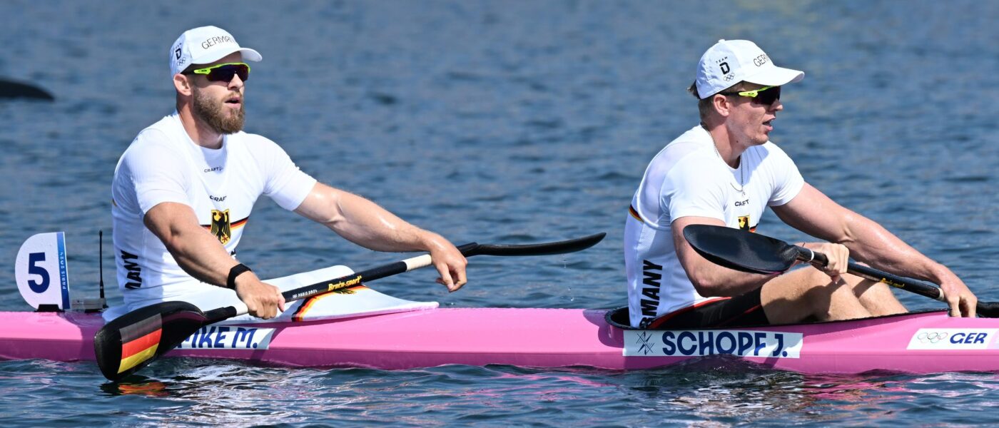 Das Duo Max Lemke und Jacob Schopg gehört auch im Zweier-Kajak zu den Favoriten.