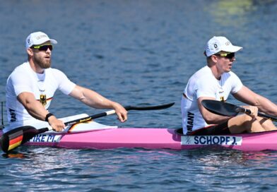 Das Duo Max Lemke und Jacob Schopg gehört auch im Zweier-Kajak zu den Favoriten.