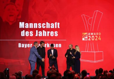 Bayer Leverkusen bekam den «Sport-Bild-Award» für die Mannschaft des Jahres.