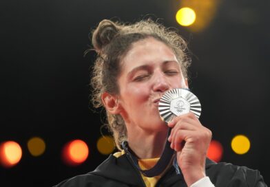 Erste Olympia-Teilnahme, erste Medaille: Miriam Butkereit holte in Paris Silber.