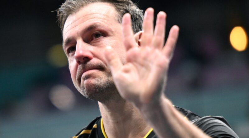 Timo Boll kamen nach dem letzten Match die Tränen.