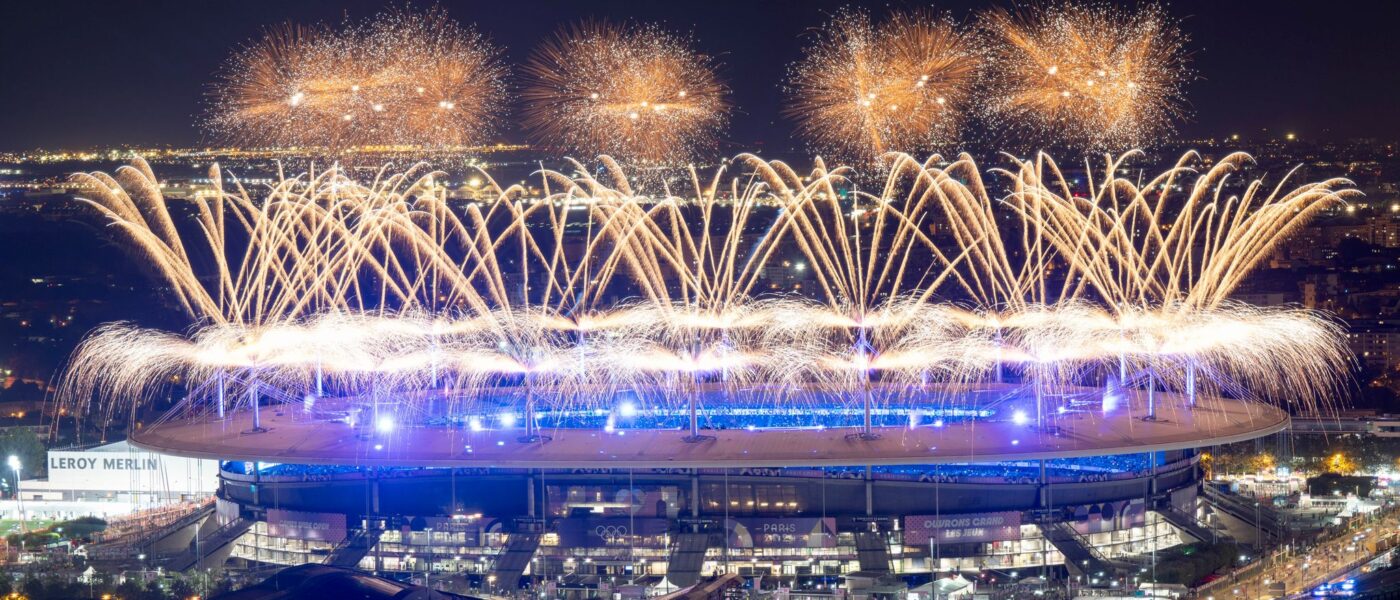 Mit einem Feuerwerk über dem Stade de France endete Olympia in Paris.