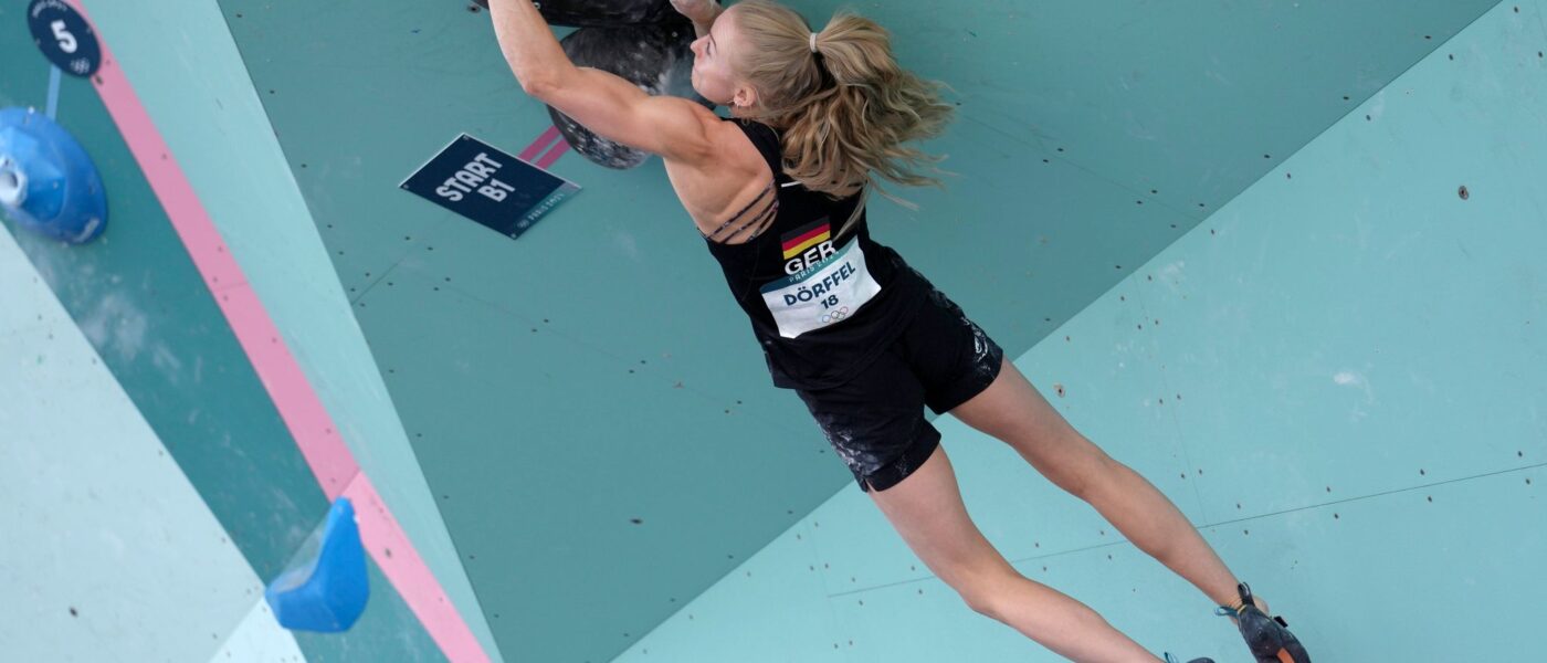 Kletterin Lucia Dörffel hat kaum noch Chancen auf das olympische Finale.