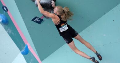 Kletterin Lucia Dörffel hat kaum noch Chancen auf das olympische Finale.