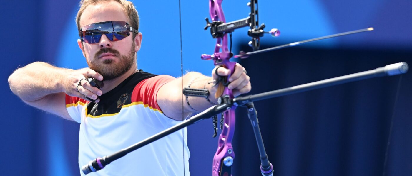 Bogenschütze Florian Unruh verpasst die Einzel-Medaille nur knapp.