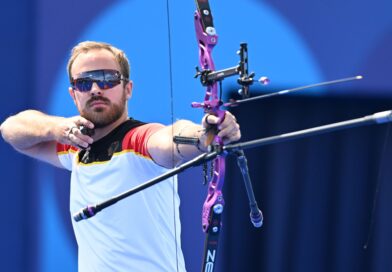 Bogenschütze Florian Unruh verpasst die Einzel-Medaille nur knapp.