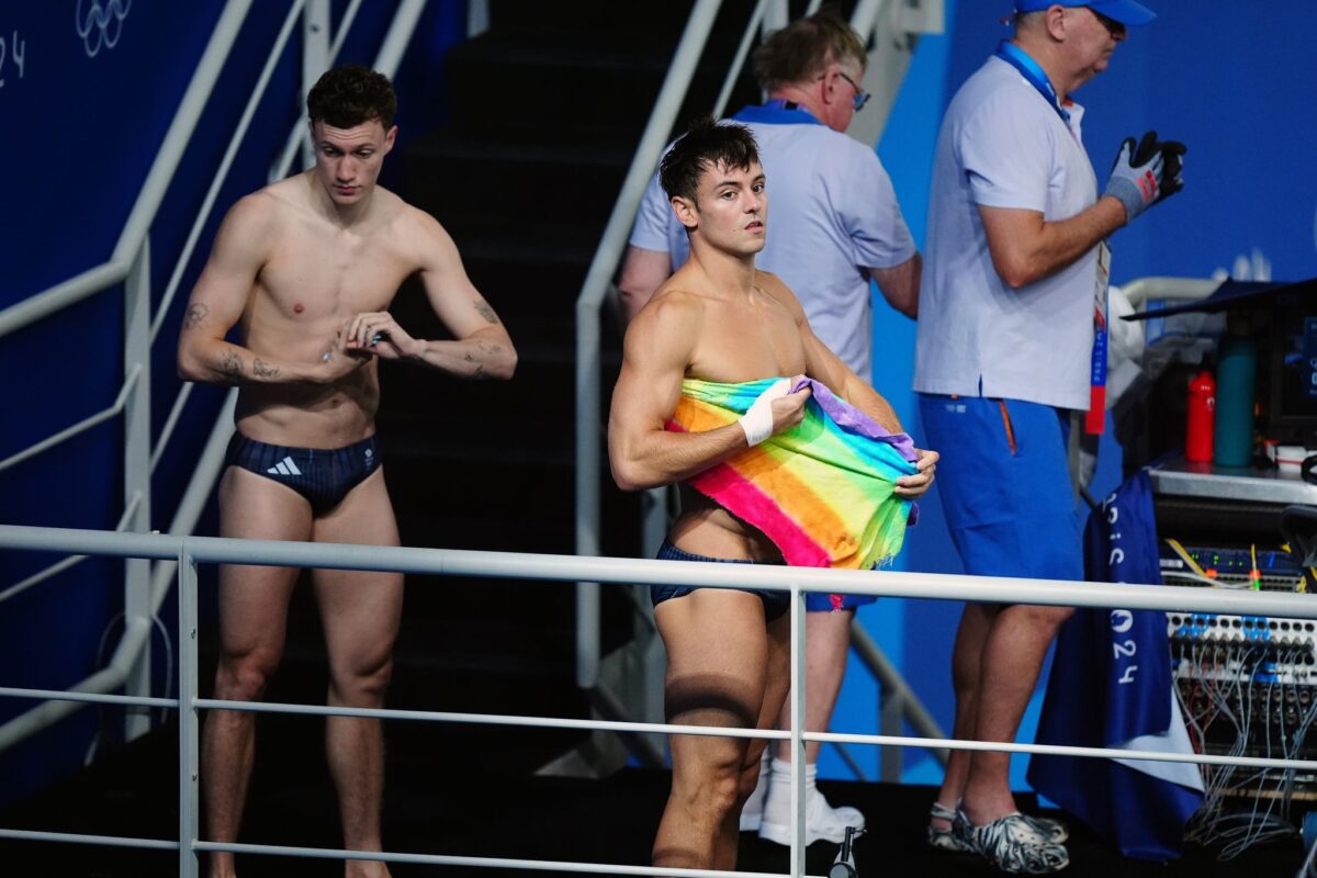 Wasserspringer Tom Daley (r) ist eine Ikone der LGBTQI+-Community.