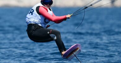 Auch Kitesurferin Leonie Meyer konnte keine Medaille für das deutsche Segelteam vor Marseille erobern.