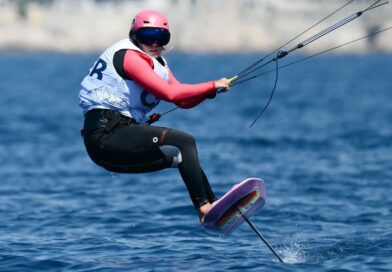 Auch Kitesurferin Leonie Meyer konnte keine Medaille für das deutsche Segelteam vor Marseille erobern.