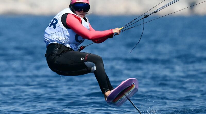 Auch Kitesurferin Leonie Meyer konnte keine Medaille für das deutsche Segelteam vor Marseille erobern.