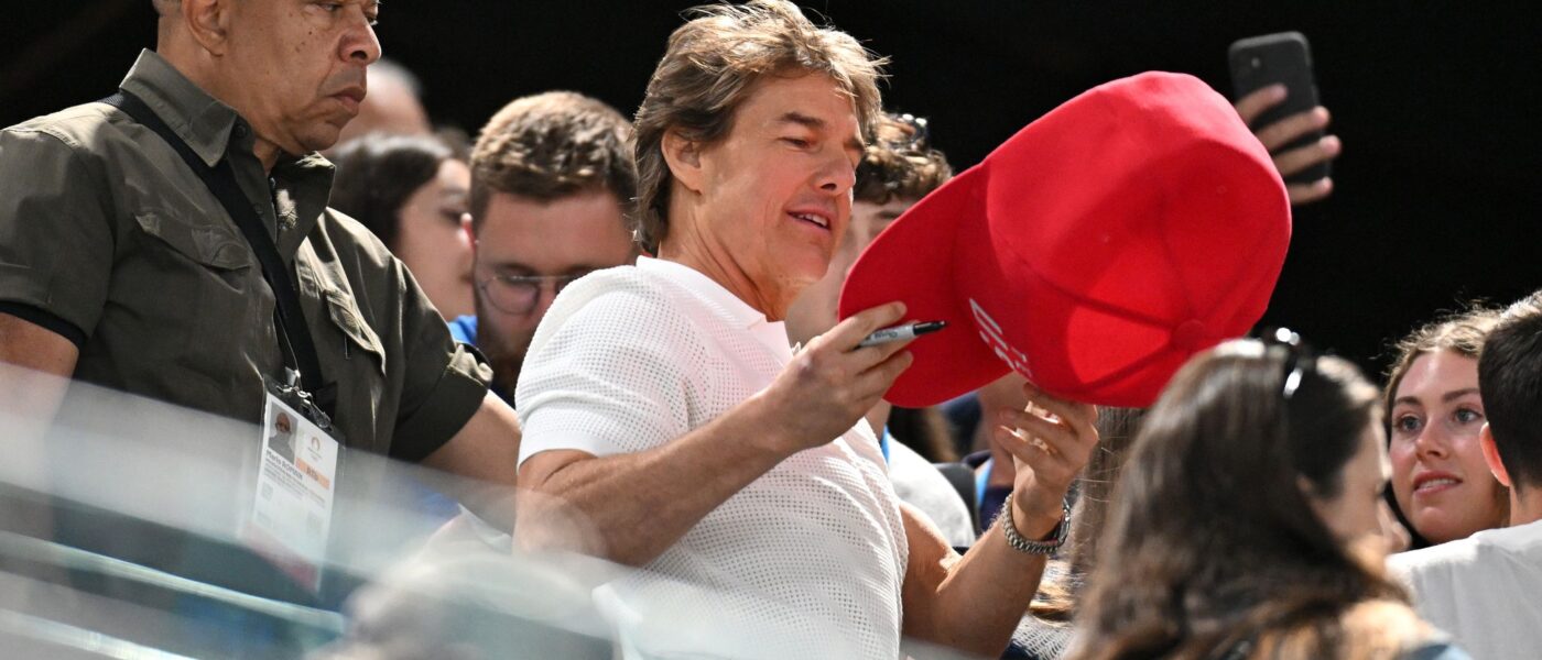 Schon vor der Abschlussfeier in Paris: Tom Cruise hier als Zuschauer beim Turnen (Archivbild).