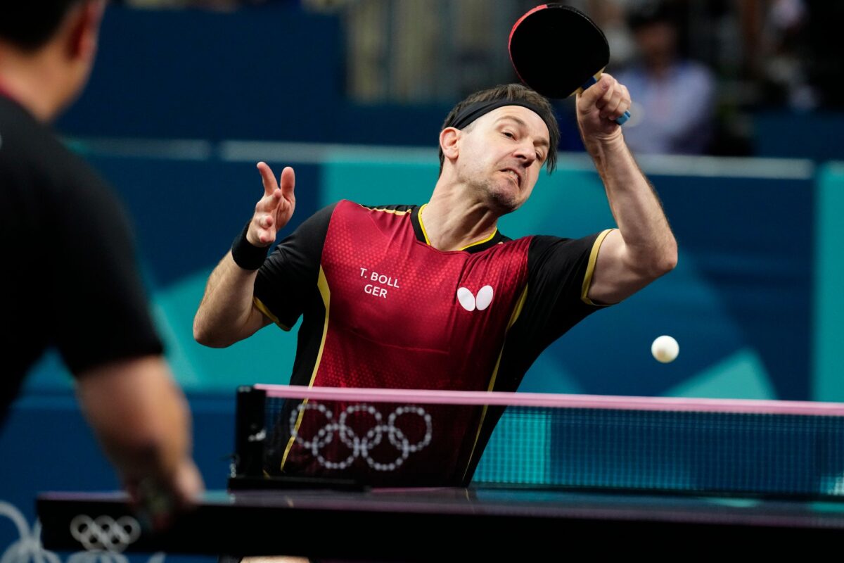 Timo Boll startet erfolgreich in seine letzten Olympischen Spiele.