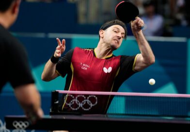 Timo Boll startet erfolgreich in seine letzten Olympischen Spiele.