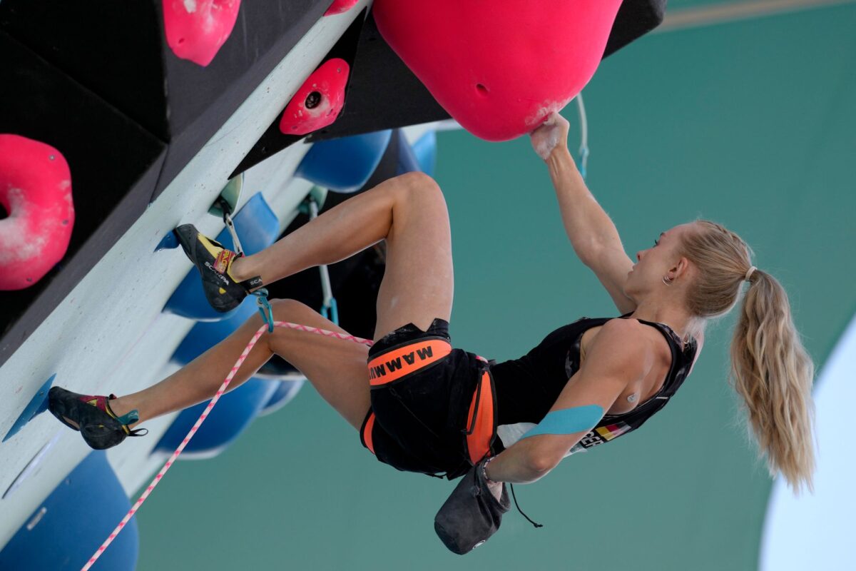 Kletterin Lucia Dörffel verpasst das olympische Finale.