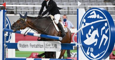 Fünfkämpferin Annika Zillekens - früher Schleu - verzweifelt bei Olympia in Tokio.