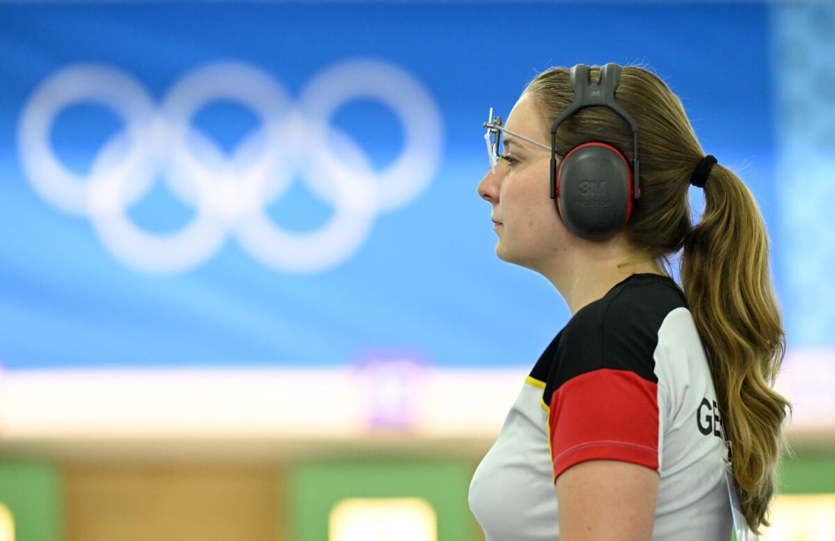 Doreen Vennekamp verpasste im Wettbewerb mit der Sportpistole überraschend das Finale.