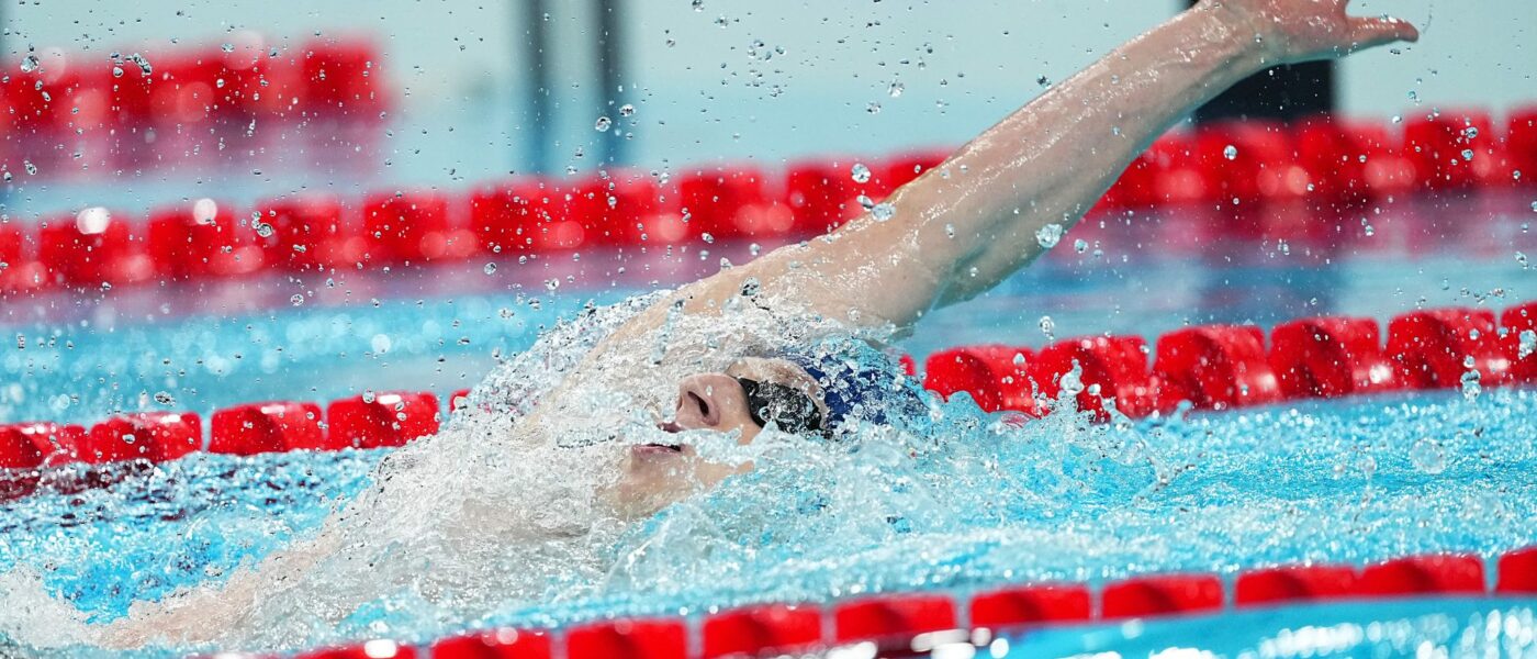 Lukas Märtens hat eine Medaille im Rückenschwimmen verfehlt.