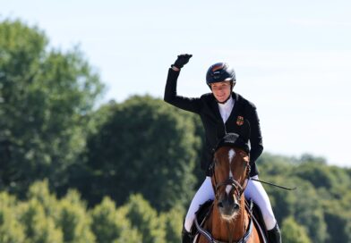 Annika Zillekens jubelt nach einem fehlerfreien Finalritt.