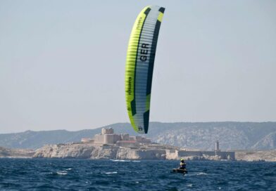 Der Deutsche Jannis Maus feiert mit den Kitesurfern Olympia-Premiere.