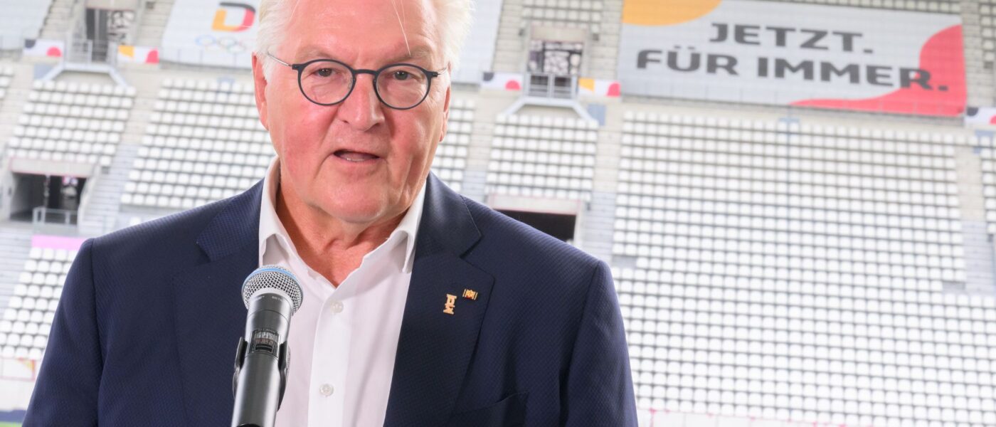 Steinmeier wünscht sich Olympische Spiele auch in Deutschland.