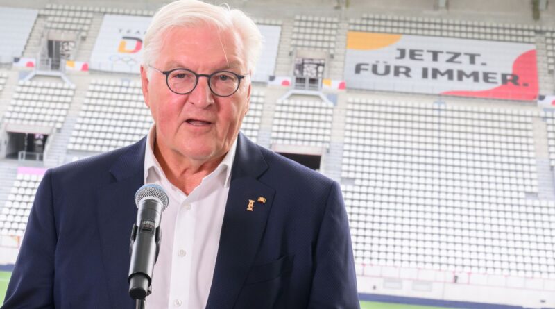 Steinmeier wünscht sich Olympische Spiele auch in Deutschland.