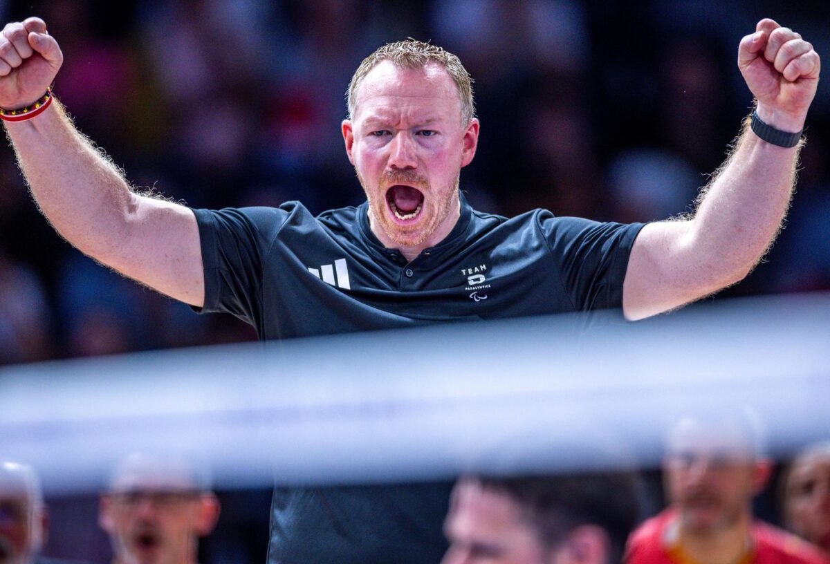 Christoph Herzog freut sich auf das Halbfinale im Sitzvolleyball.