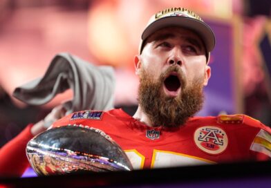 Die Vince Lombardi Trophy ist das große Ziel für Travis Kelce und die Kansas City Chiefs.