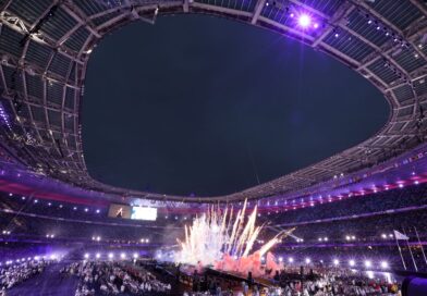 Die Abschiedszeremonie im Stade de France hat begonnen.